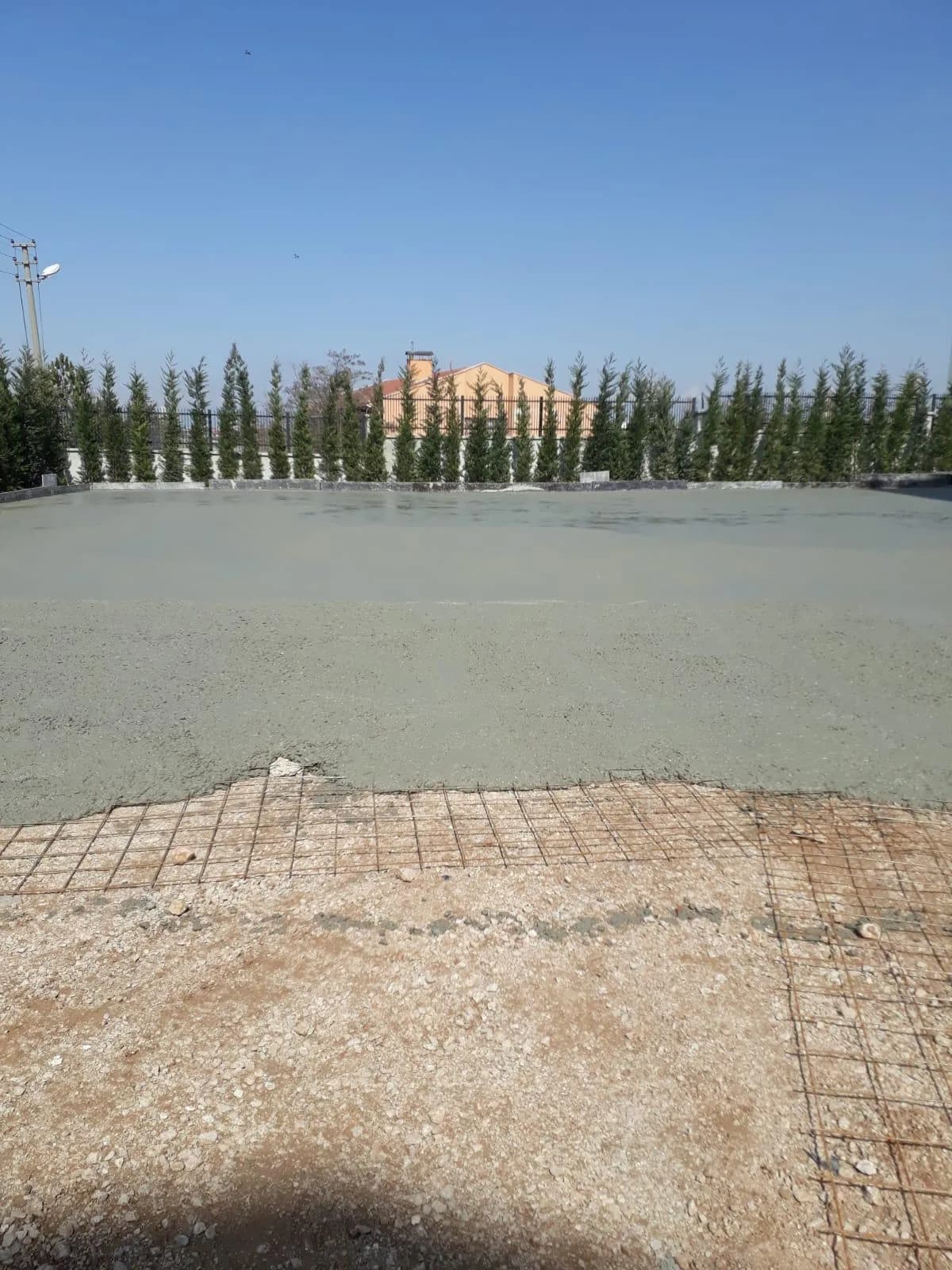 Baskı beton Uygulaması başlangıcı.