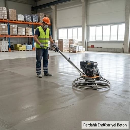 Ankara'da beton zemin kaplama işi — Çınar Beton